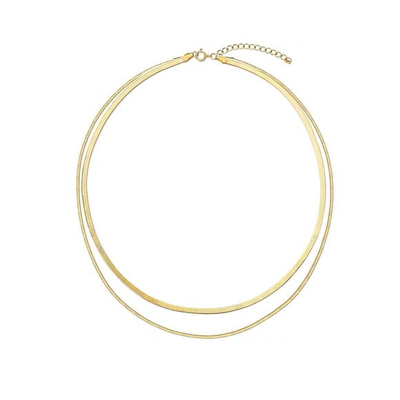 One-Piece Gold Necklace - Picture 9 of 12